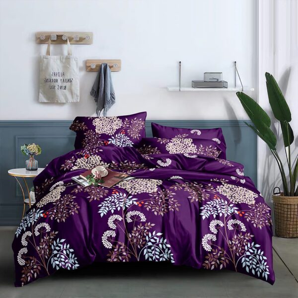 Purple Berries 6by6 Bedsheet - Image 3