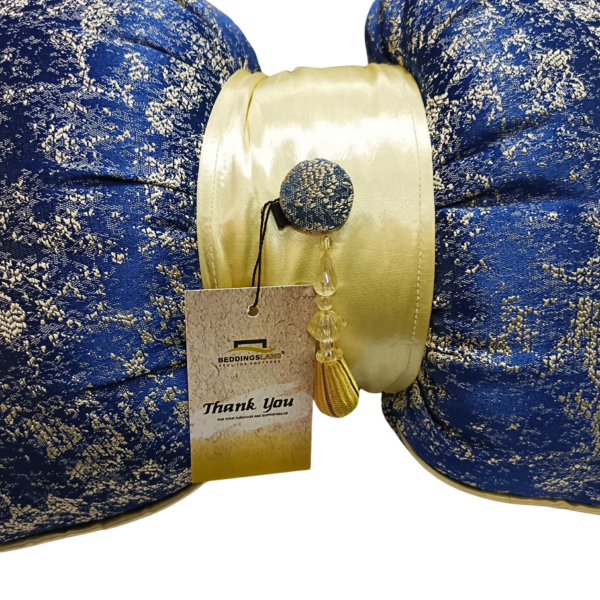 Blue Emirate- Bow Throw Pillow - Image 5