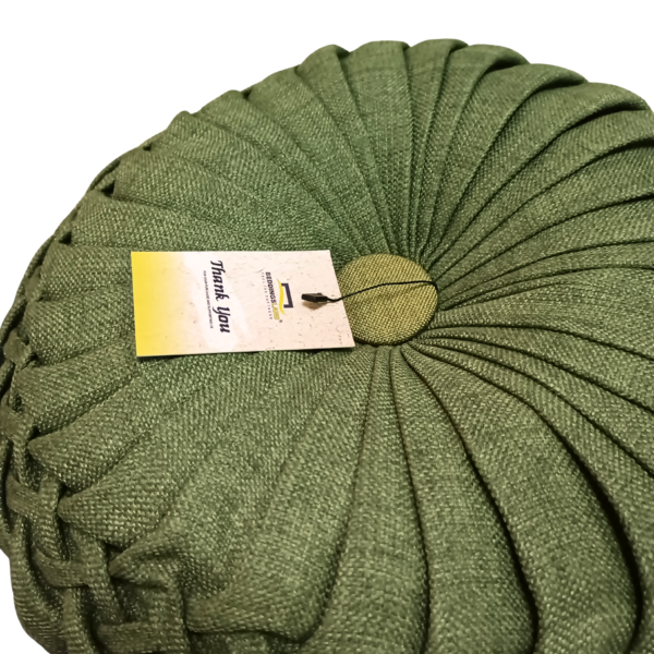 Green Doughnut Throw Pillow - Image 2