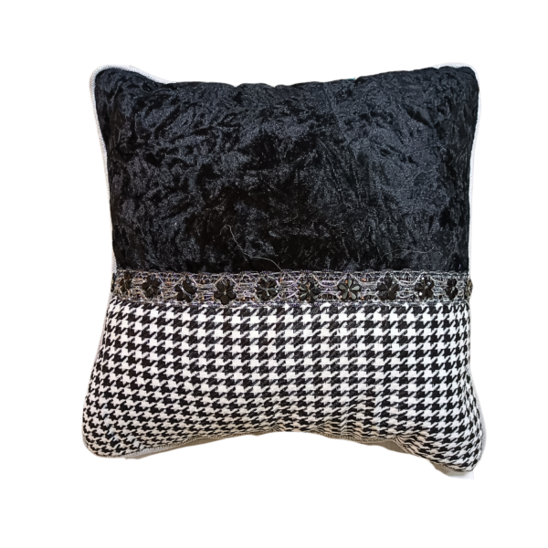 Black Diamond- 18by18 inches Throw Pillow - Image 5