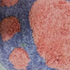 Bath Foot Mat- Blue Peach - Image 2