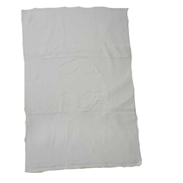 Foot Mat: White Exquisite 2