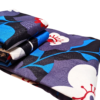 Black Blue Petals 4by6 Bedsheet - Image 3