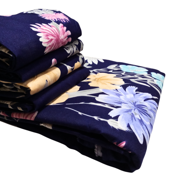 Blue Bouquet 6by7 Bedsheet - Image 2