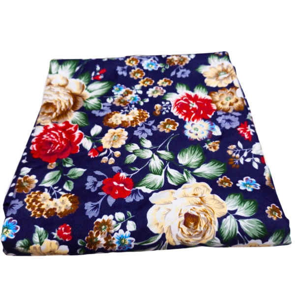 Blue Flowery Ribbons 4by6 Bedsheet - Image 5
