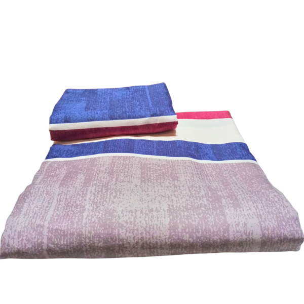 Blue Grey Wine 3by6 Bedsheet - Image 2