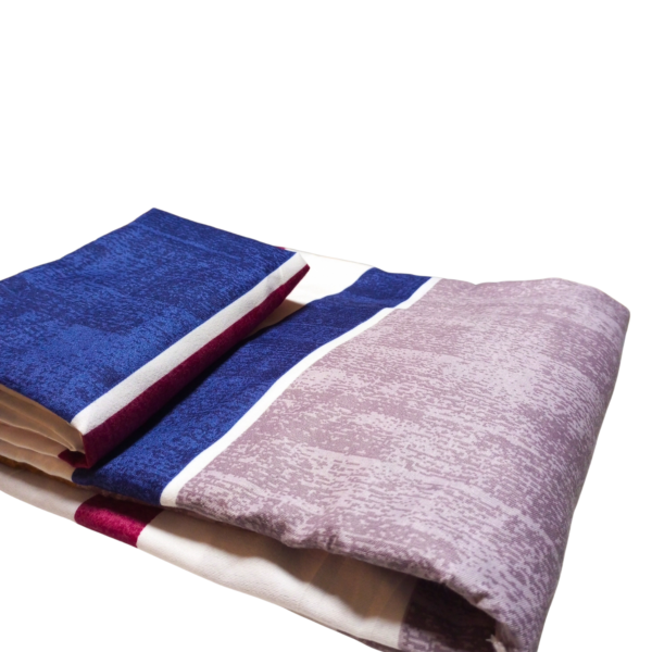 Blue Grey Wine 3by6 Bedsheet