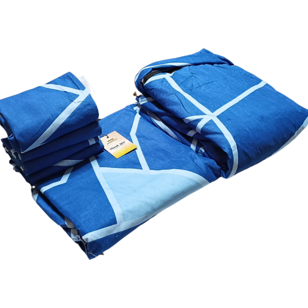 Blue Trangle 6by7 Duvet cover Set - Image 7