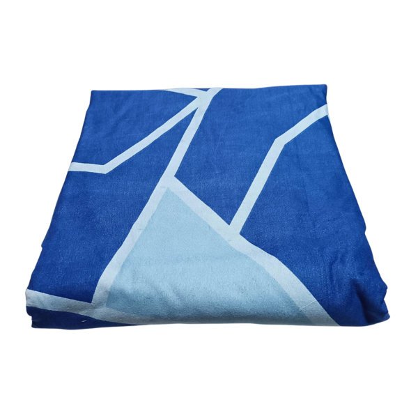Blue Trangle 6by7 Duvet cover Set - Image 4