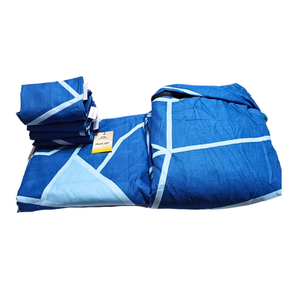 Blue Trangle 6by7 Duvet cover Set
