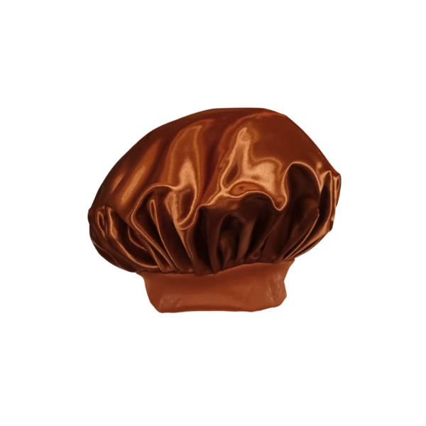 Soft Band 100% Silk Bonnet-Orange - Image 4