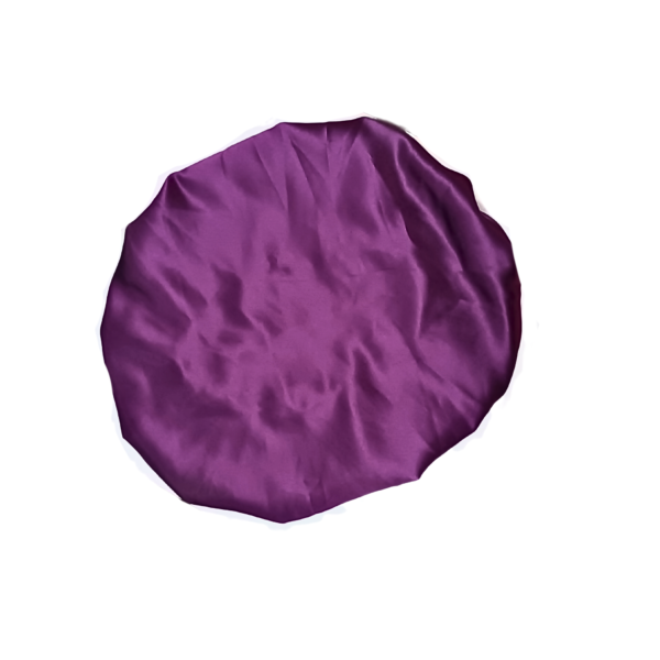 Bonnet-100% Silk-Soft Band- Magenta - Image 4