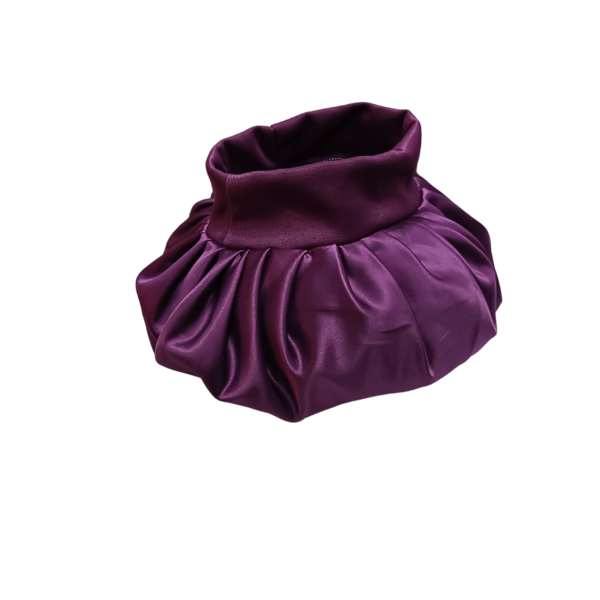 Bonnet-100% Silk-Soft Band- Magenta