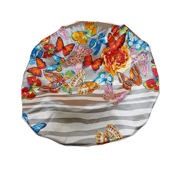Soft Band 100% Silk Bonnet-Pattern - Image 4