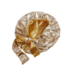 Reversible Rope 100% Silk Bonnet-Champagne/Gold - Image 3