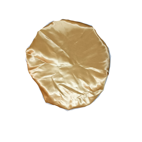Reversible Rope 100% Silk Bonnet-Champagne/Gold - Image 7