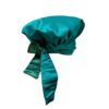 Bonnet- 100% Silk -Reversible Rope Fayrouz/Green - Image 5
