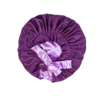 Reversible Rope- 100% Silk Bonnet-Lilac/Magenta - Image 6