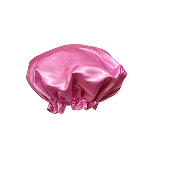 Reversible Ruffle 100% Silk Bonnet-Pattern/Plain - Image 5