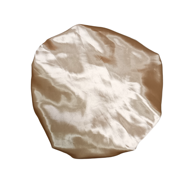 Single Rope 100% Silk Bonnet-Gold - Image 4