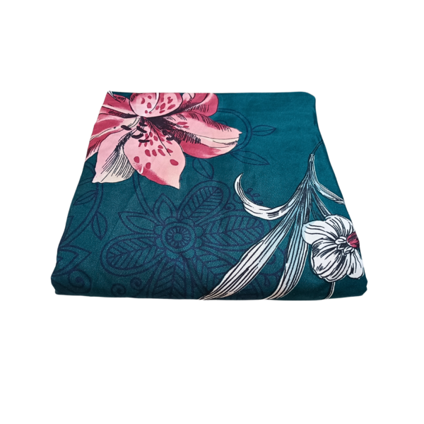 Green Flower 6by7 Bedsheet - Image 4