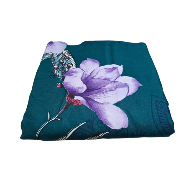 Green Flower 6by7 Bedsheet - Image 6