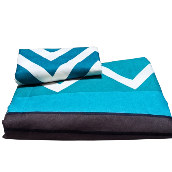 Green Waves 3by6 Bedsheet