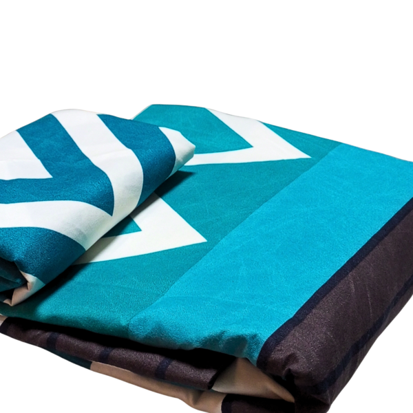 Green Waves 3by6 Bedsheet - Image 2
