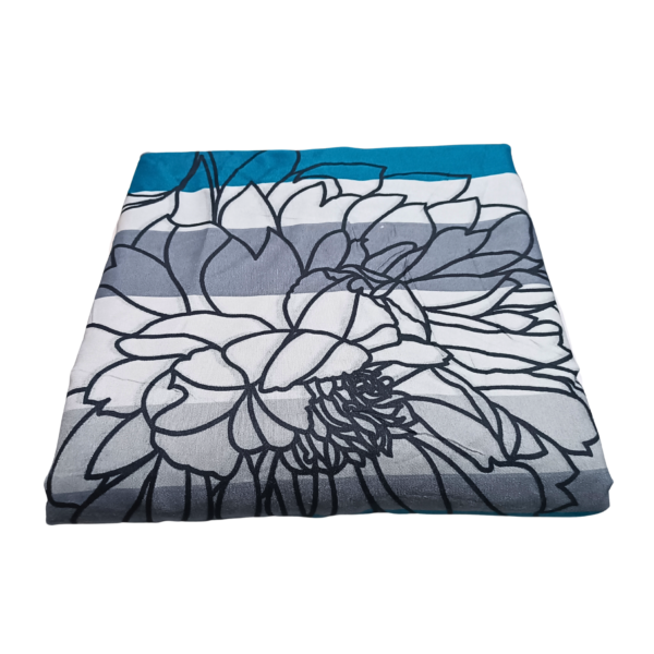 Grey Stripe Flower 7by7 Bedsheet - Image 6