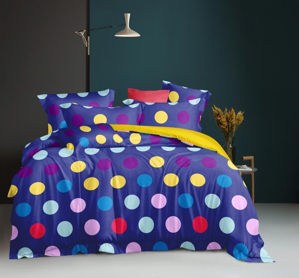 Purple Polka 3by6 Bedsheet - Image 6