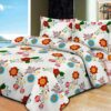 Duvet Cover Set: Cream Flowers 6by6 - Image 6