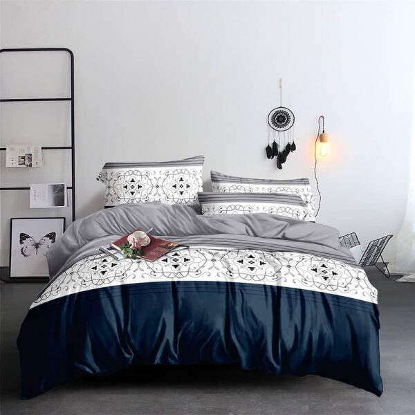 Blue Chess 7by7 Bedsheet - Image 4