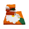 Orange Flower 6by7 Bedsheet