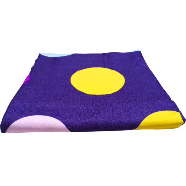 Purple Polka 3by6 Bedsheet - Image 3