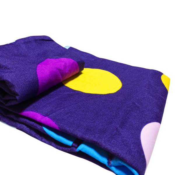 Purple Polka 3by6 Bedsheet - Image 4