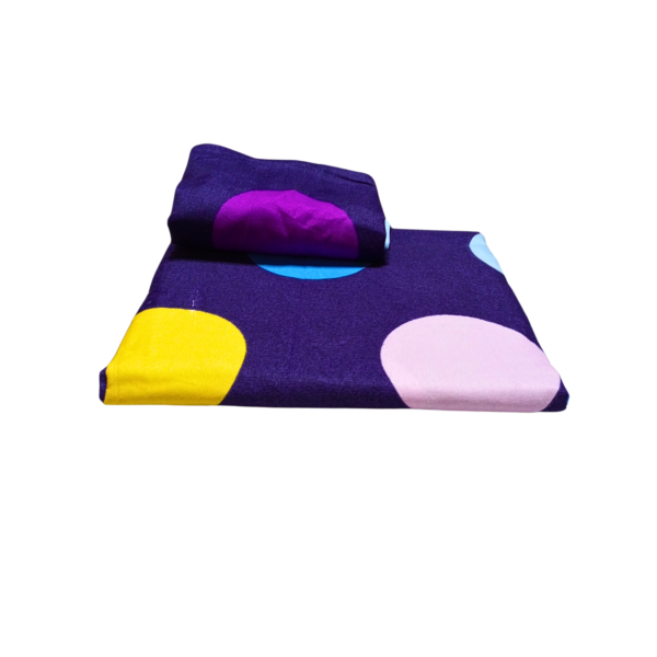 Purple Polka 3by6 Bedsheet