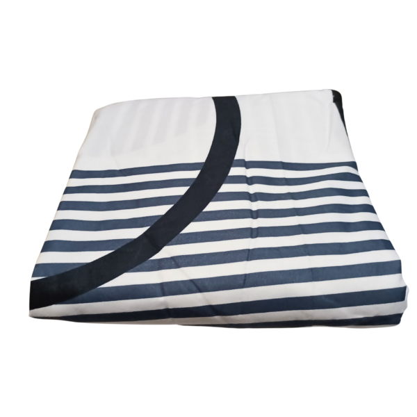 Serene Stripe 7by7 Bedsheet - Image 2