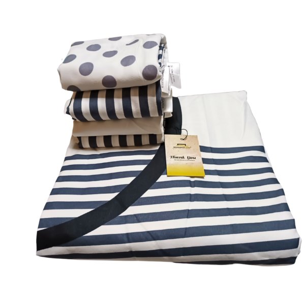 Serene Stripe 7by7 Bedsheet