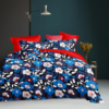 Black Blue Petals 4by6 Bedsheet - Image 5