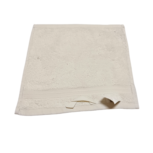Face Towel- Off White Exquisite 1