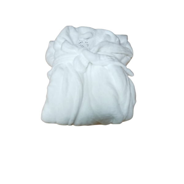Bathrobe White-Lux Free size - Image 3
