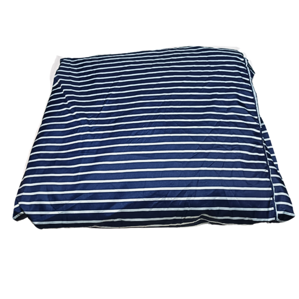 Blue Striped 4by6 Waterproof Mattress Cover