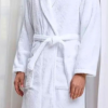 Bathrobe White-Lux Free size