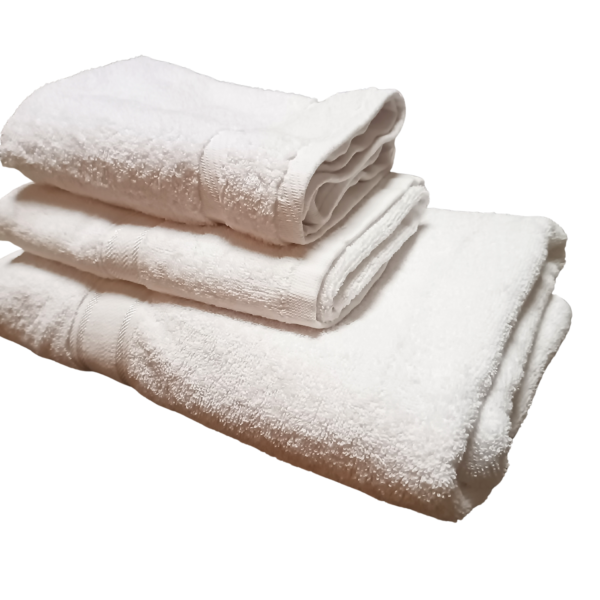 3 Pieces White Towel Set - Image 3